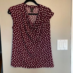 Polka dot blouse